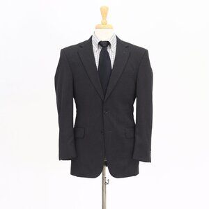 Jos. A. Bank 38R Gray Solid 2-Button Sport Coat Blazer Jacket O411